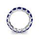 6 - Laida 4.00 mm Blue Sapphire Eternity Band 
