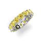5 - Laida 4.00 mm Yellow Sapphire Eternity Band 