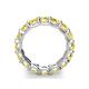 6 - Laida 4.00 mm Yellow Sapphire Eternity Band 
