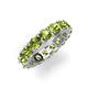 5 - Laida 4.00 mm Peridot Eternity Band 