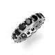 5 - Laida 4.00 mm Black Diamond Eternity Band 