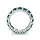 6 - Laida 4.00 mm London Blue Topaz Eternity Band 