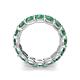 6 - Laida 4.00 mm Lab Created Alexandrite Eternity Band 