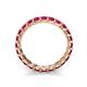 6 - Laida 3.00 mm Ruby Eternity Band 
