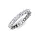 5 - Laida 3.00 mm White Sapphire Eternity Band 