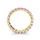 6 - Laida 3.00 mm Pink Sapphire Eternity Band 