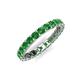 5 - Laida 3.00 mm Green Garnet Eternity Band 