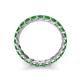 6 - Laida 3.00 mm Green Garnet Eternity Band 