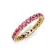 5 - Laida 3.00 mm Pink Tourmaline Eternity Band 