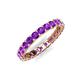 5 - Laida 3.00 mm Amethyst Eternity Band 