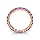 6 - Laida 3.00 mm Amethyst Eternity Band 
