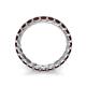 6 - Laida 3.00 mm Red Garnet Eternity Band 
