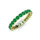 5 - Laida 3.00 mm Emerald Eternity Band 