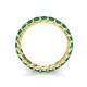 6 - Laida 3.00 mm Emerald Eternity Band 