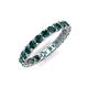 5 - Laida 3.00 mm London Blue Topaz Eternity Band 
