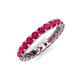 5 - Laida 3.00 mm Ruby Eternity Band 
