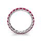 6 - Laida 3.00 mm Ruby Eternity Band 