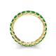 6 - Laida 3.00 mm Green Garnet Eternity Band 