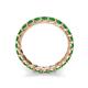 6 - Laida 3.00 mm Green Garnet Eternity Band 