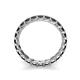 6 - Laida 3.00 mm Black Diamond Eternity Band 