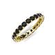 5 - Laida 3.00 mm Black Diamond Eternity Band 