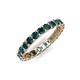 5 - Laida 3.00 mm London Blue Topaz Eternity Band 