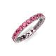5 - Laida 3.00 mm Pink Tourmaline Eternity Band 