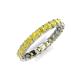 5 - Laida 3.00 mm Yellow Diamond Eternity Band 