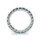 6 - Laida 3.00 mm London Blue Topaz Eternity Band 