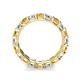 6 - Laida 3.40 mm Citrine and Diamond Eternity Band 