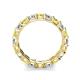 6 - Laida 3.40 mm Yellow Sapphire and Diamond Eternity Band 