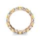 6 - Laida 3.40 mm Yellow Sapphire and Diamond Eternity Band 