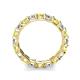 6 - Laida 3.40 mm Yellow and White Diamond Eternity Band 