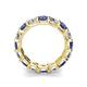 5 - Laida 4.00 mm Iolite and Lab Grown Diamond Eternity Band 