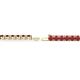 2 - Leslie 2.90 mm Round Ruby Eternity Tennis Bracelet 