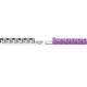 2 - Leslie 2.90 mm Round Amethyst Eternity Tennis Bracelet 
