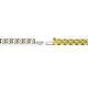 2 - Leslie 2.90 mm Round Yellow Sapphire Eternity Tennis Bracelet 