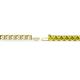 2 - Leslie 2.90 mm Round Yellow Diamond Eternity Tennis Bracelet 