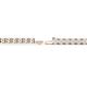 2 - Leslie 2.90 mm Round White Sapphire Eternity Tennis Bracelet 