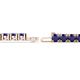 3 - Leslie 4.00 mm Blue Sapphire Eternity Tennis Bracelet 