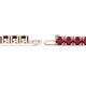 3 - Leslie 4.00 mm Ruby Eternity Tennis Bracelet 