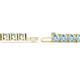 3 - Leslie 4.00 mm Aquamarine Eternity Tennis Bracelet 