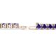 3 - Leslie 4.00 mm Iolite Eternity Tennis Bracelet 