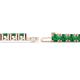 3 - Leslie 4.00 mm Emerald Eternity Tennis Bracelet 