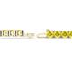3 - Leslie 4.00 mm Yellow Sapphire Eternity Tennis Bracelet 