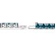 3 - Leslie 4.00 mm London Blue Topaz Eternity Tennis Bracelet 