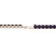 2 - Leslie 3.40 mm Blue Sapphire Eternity Tennis Bracelet 