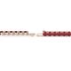 2 - Leslie 3.40 mm Ruby Eternity Tennis Bracelet 