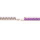 2 - Leslie 3.40 mm Amethyst Eternity Tennis Bracelet 