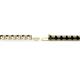 2 - Leslie 3.40 mm Black Diamond Eternity Tennis Bracelet 